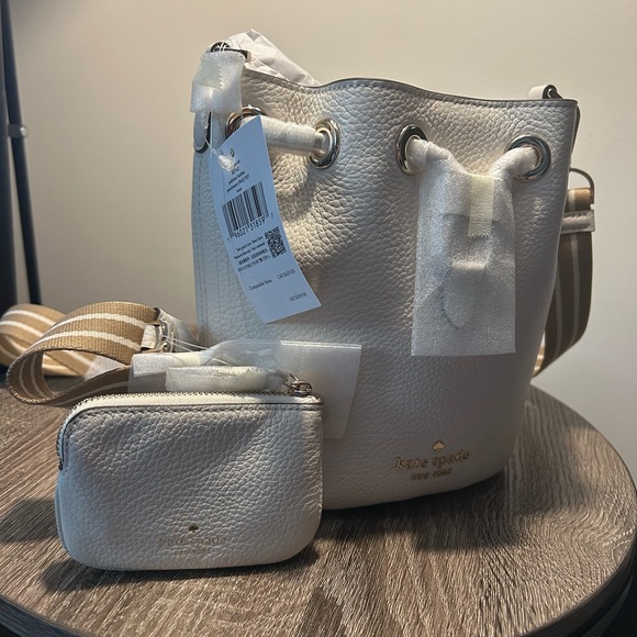 Kate Spade Cream Mini Bucket Bag - Picture 2 of 4